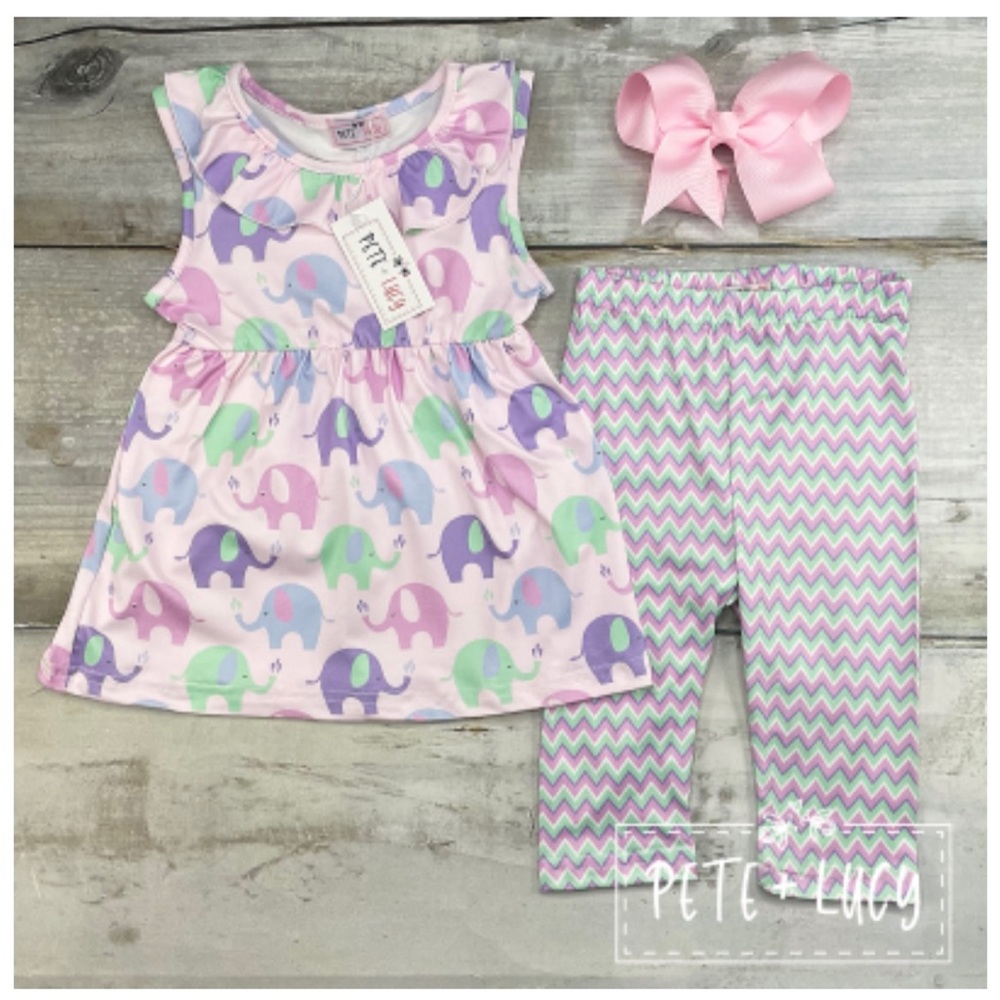 Pete & Lucy 2pc Set Ella the Elephant